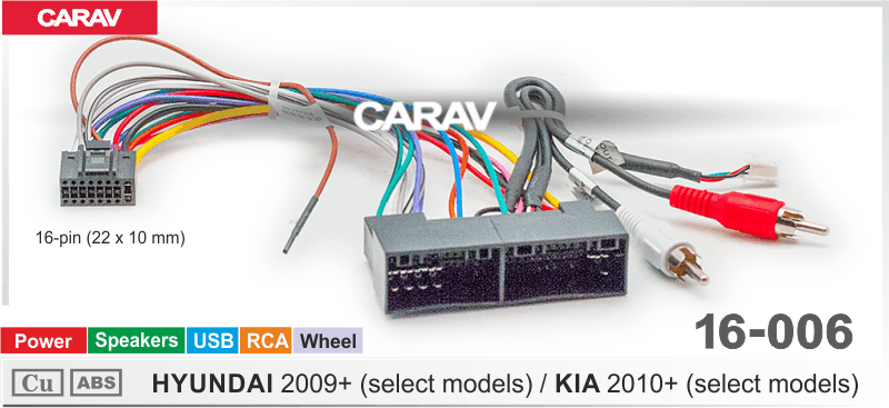 Переходник HYUNDAI/KIA для Android | CARAV 16-006