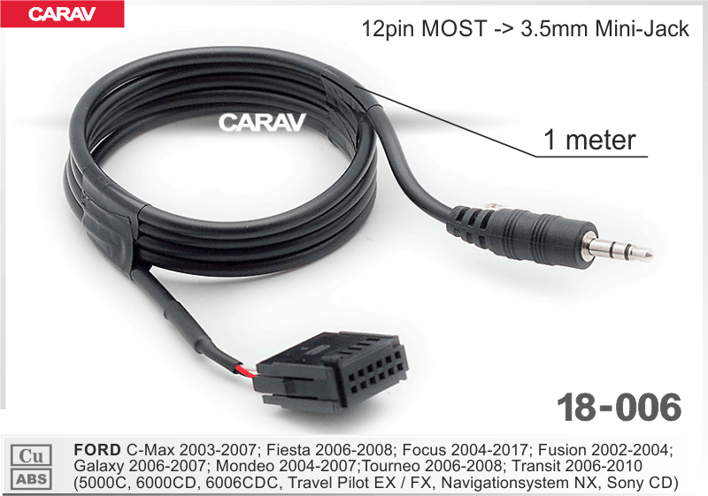 AUX адаптер FORD | CARAV 18-006