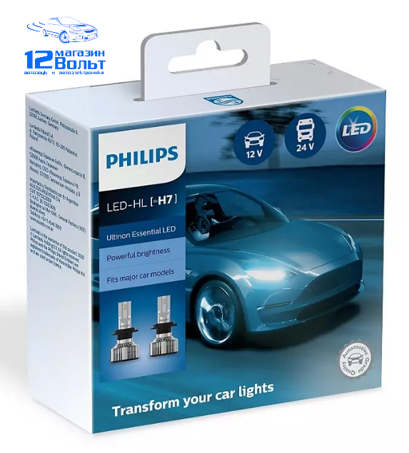 PHILIPS H7 Ultinon Essential LED 6500K
