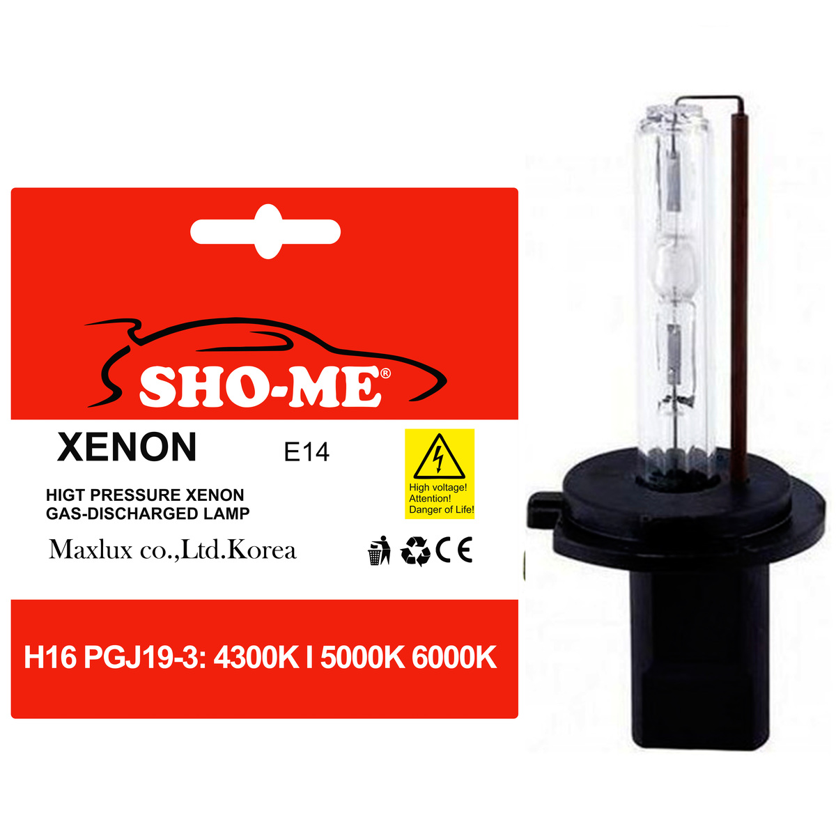 Ксеноновая лампа SHO-ME H3 (3800 K)