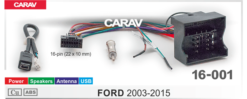 Переходник FORD  для Android | CARAV 16-001