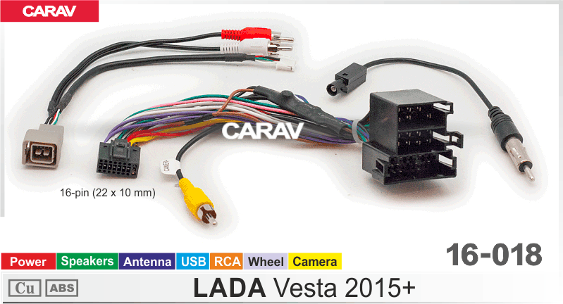 Переходник LADA для Android | CARAV 16-017