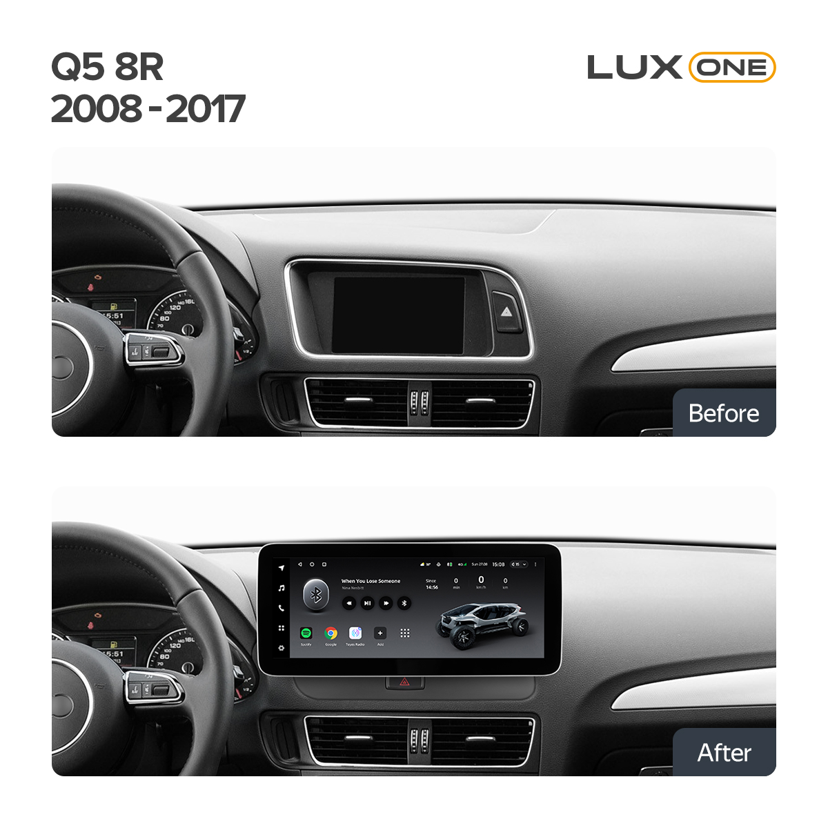 Teyes Luxe One For Audi Q5 8R 2008-2017 тип A 6/128 Teyes Luxe One For Audi Q5 8R 2008-2017 тип A 6/128