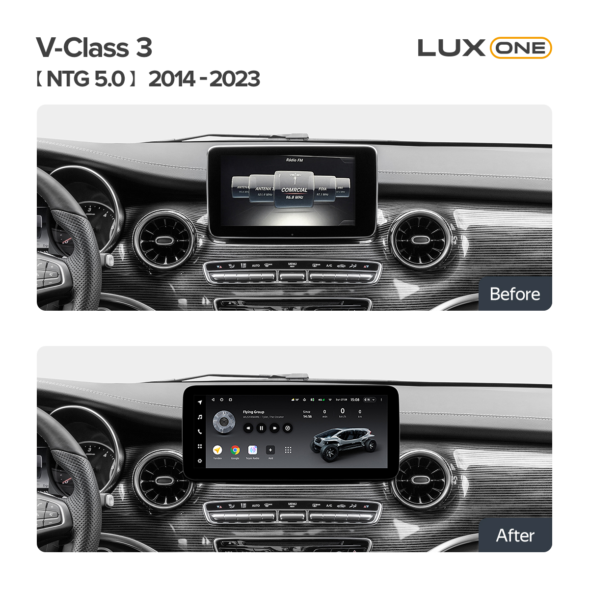 Teyes Luxe One For Mersedes-Benz V-Class W447 NTG 5.0 6/128 Teyes Luxe One For Mersedes-Benz V-Class W447 NTG 5.0 6/128